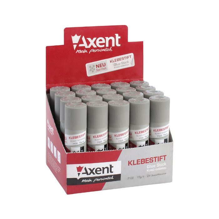 Клей Axent Glue stick PVA, 25 g (display) (7103-А) изображение 2