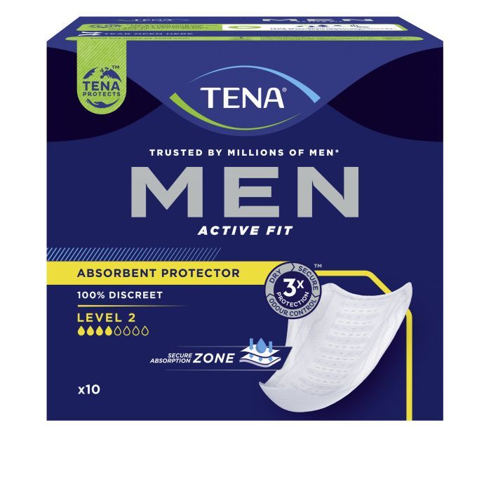 Урологічні прокладки Tena for Men Level 2 20 шт. (7322540016383/7322541493237) зображення 2