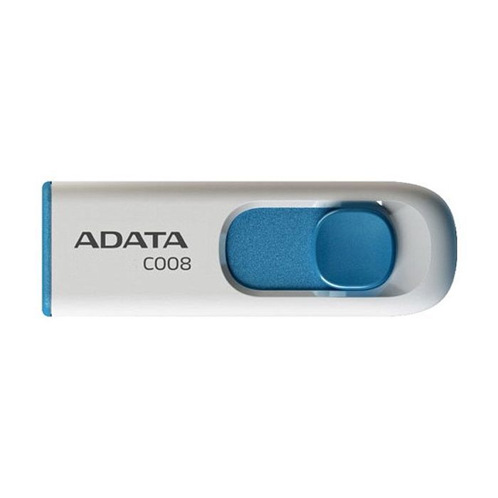 USB флеш накопитель ADATA 16GB C008 White USB 2.0 (AC008-16G-RWE)