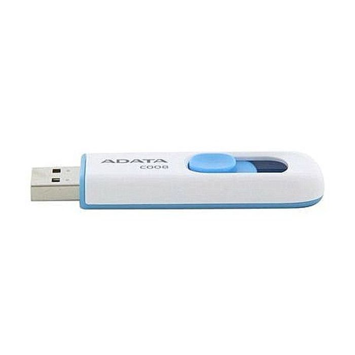 USB флеш накопитель ADATA 16GB C008 White USB 2.0 (AC008-16G-RWE) изображение 4