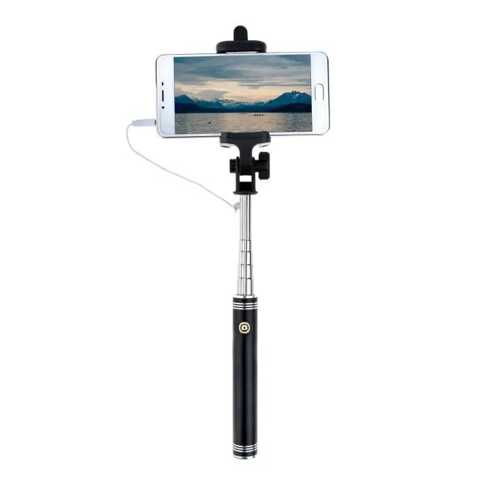 Монопод для селфі Grand-X Metallic Jack 3,5 U-крепление 170-750мм Black (MPGJMBLK) зображення 2