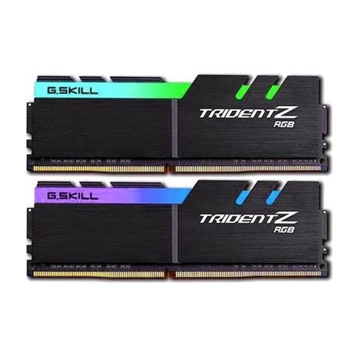 Модуль памяти для компьютера DDR4 32GB (2x16GB) 3200 MHz TridentZ RGB Black G.Skill (F4-3200C16D-32GTZR)