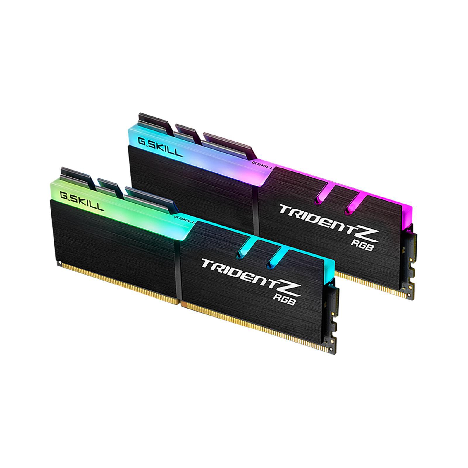 Модуль пам'яті для комп'ютера DDR4 32GB (2x16GB) 3200 MHz TridentZ RGB Black G.Skill (F4-3200C16D-32GTZR) зображення 2