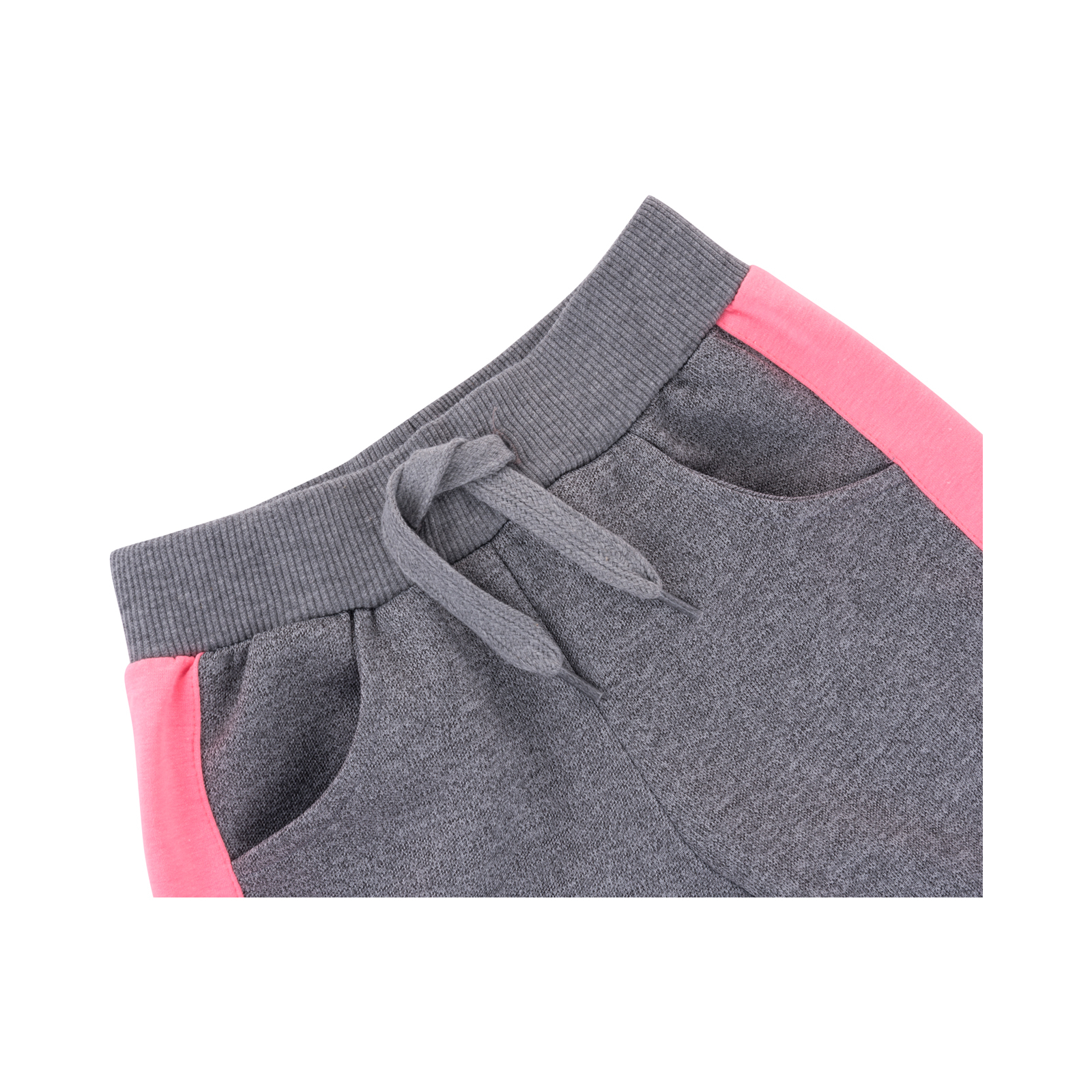 Спортивний костюм Breeze з рожевими лампасами (9553-128G-gray) зображення 11