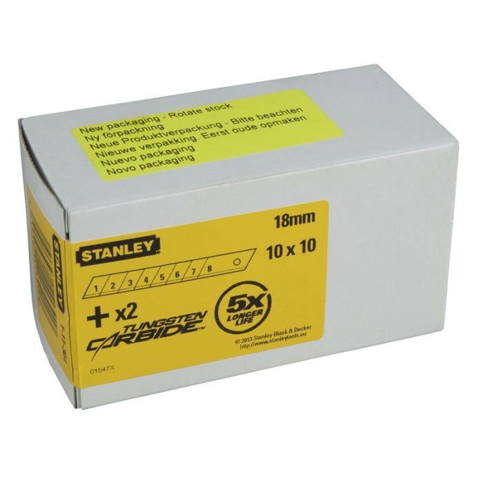 Лезвие Stanley шириной 18мм, 10шт (0-11-301) (0-11-301) изображение 6