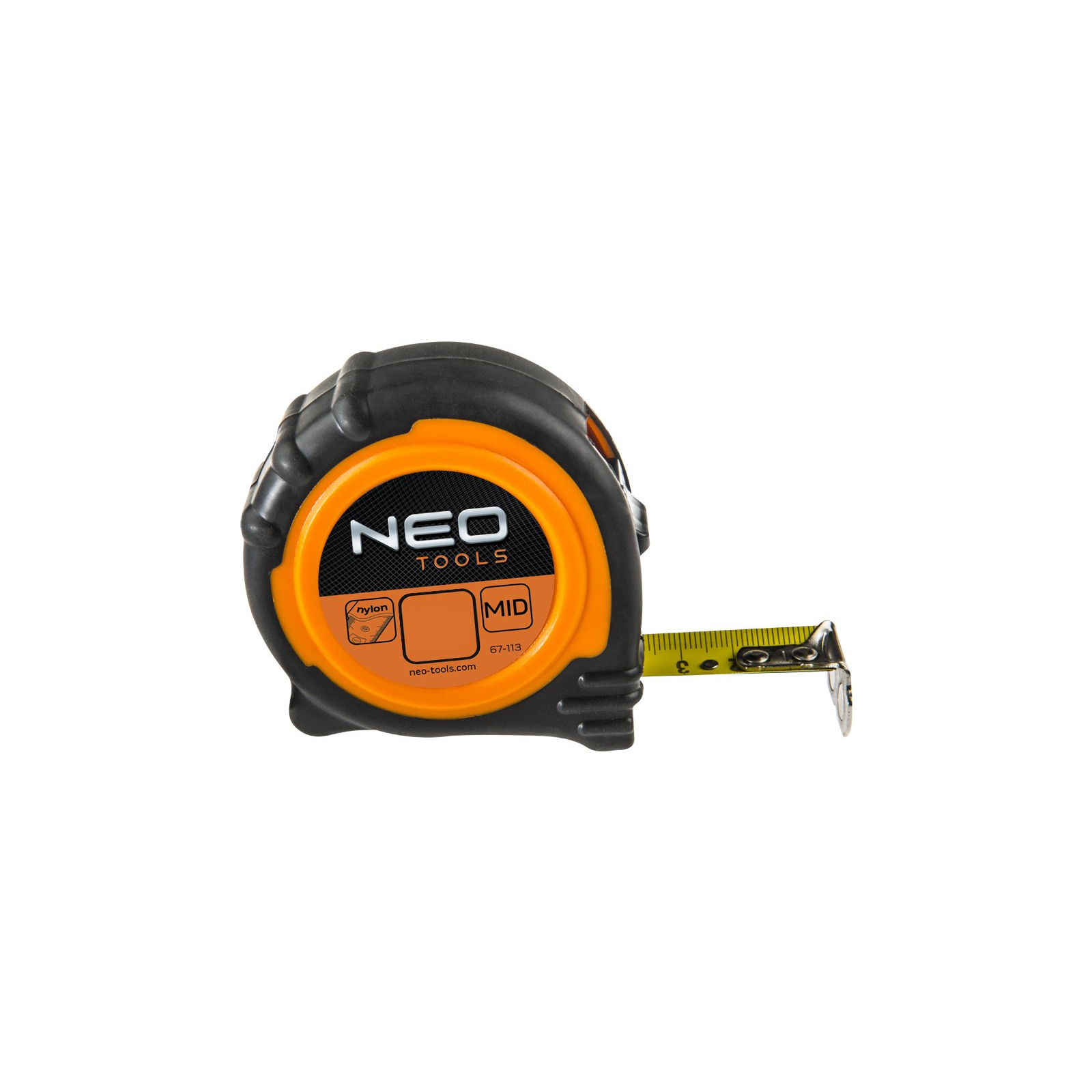 Рулетка Neo Tools стальная лента 3 м x 19 мм, магнит (67-113)