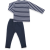 Набор детской одежды Breeze в полосочку и с карманчиком (8999-86B-darkblue) изображение 4