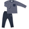 Набір дитячого одягу Breeze в смужку і з кишенькою (8999-86B-darkblue)