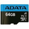 Карта памяти ADATA 64GB microSD class 10 UHS-I A1 Premier (AUSDX64GUICL10A1-RA1) изображение 2