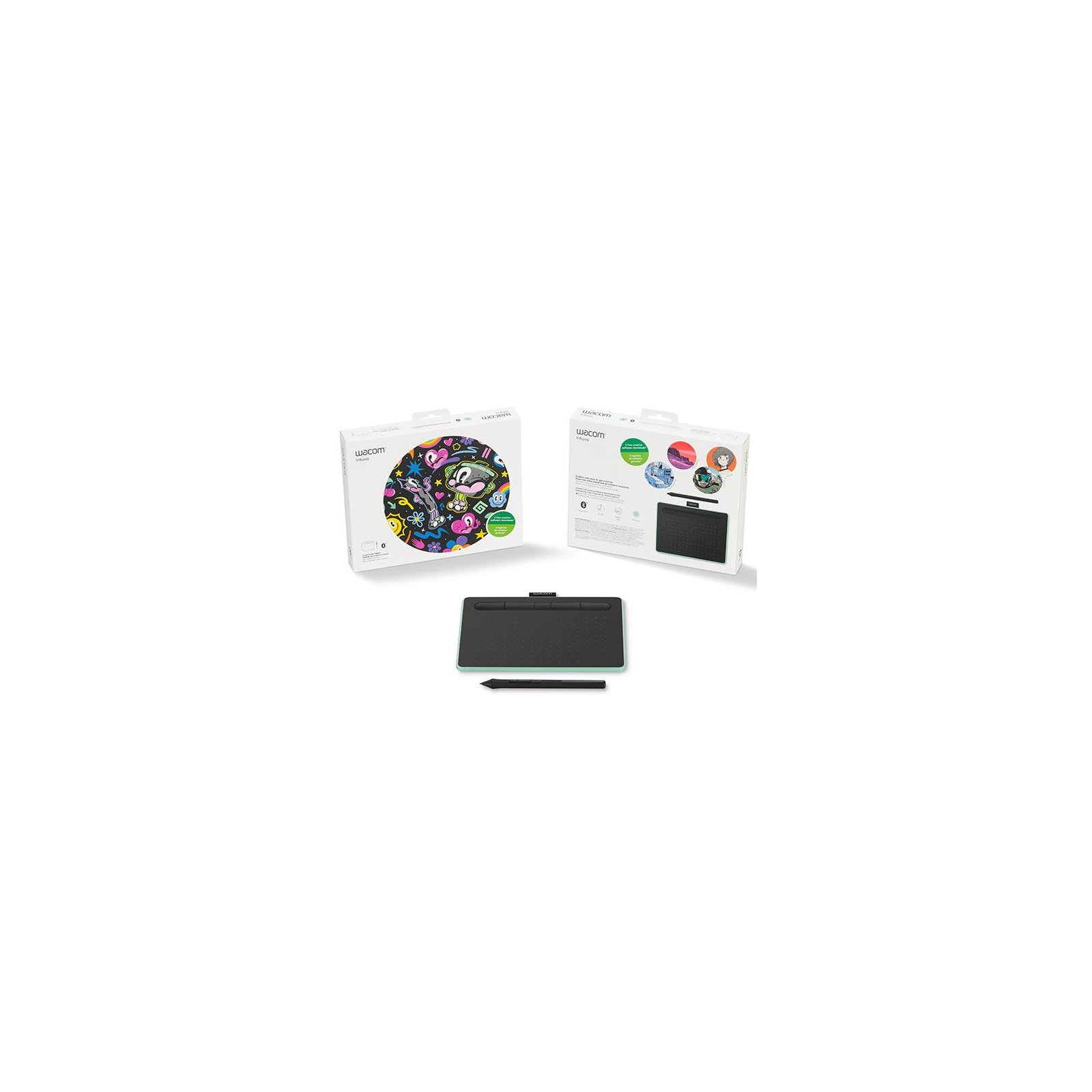 Графічний планшет Wacom Intuos S Bluetooth pistachio (CTL-4100WLE-N) зображення 10