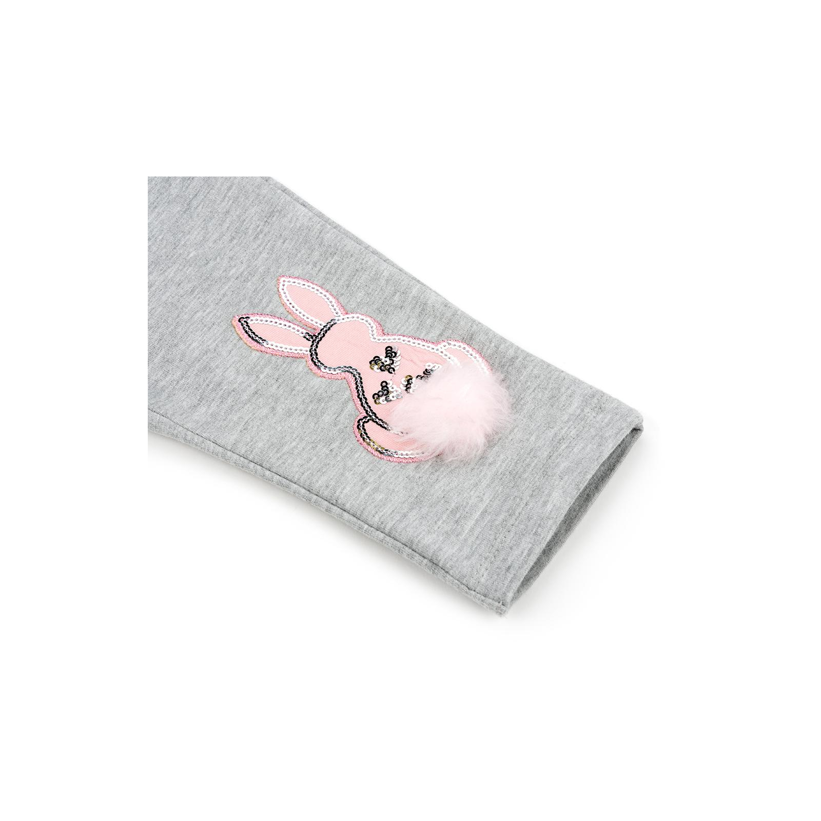 Набір дитячого одягу Breeze с зайчиком (10038-80G-pinkgray) зображення 12