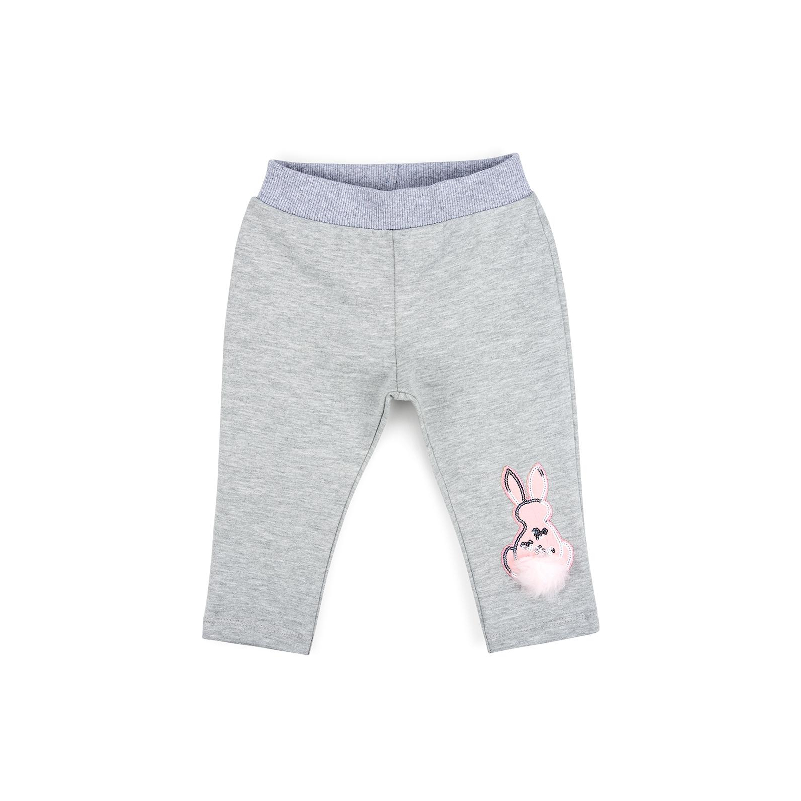 Набір дитячого одягу Breeze с зайчиком (10038-80G-pinkgray) зображення 3