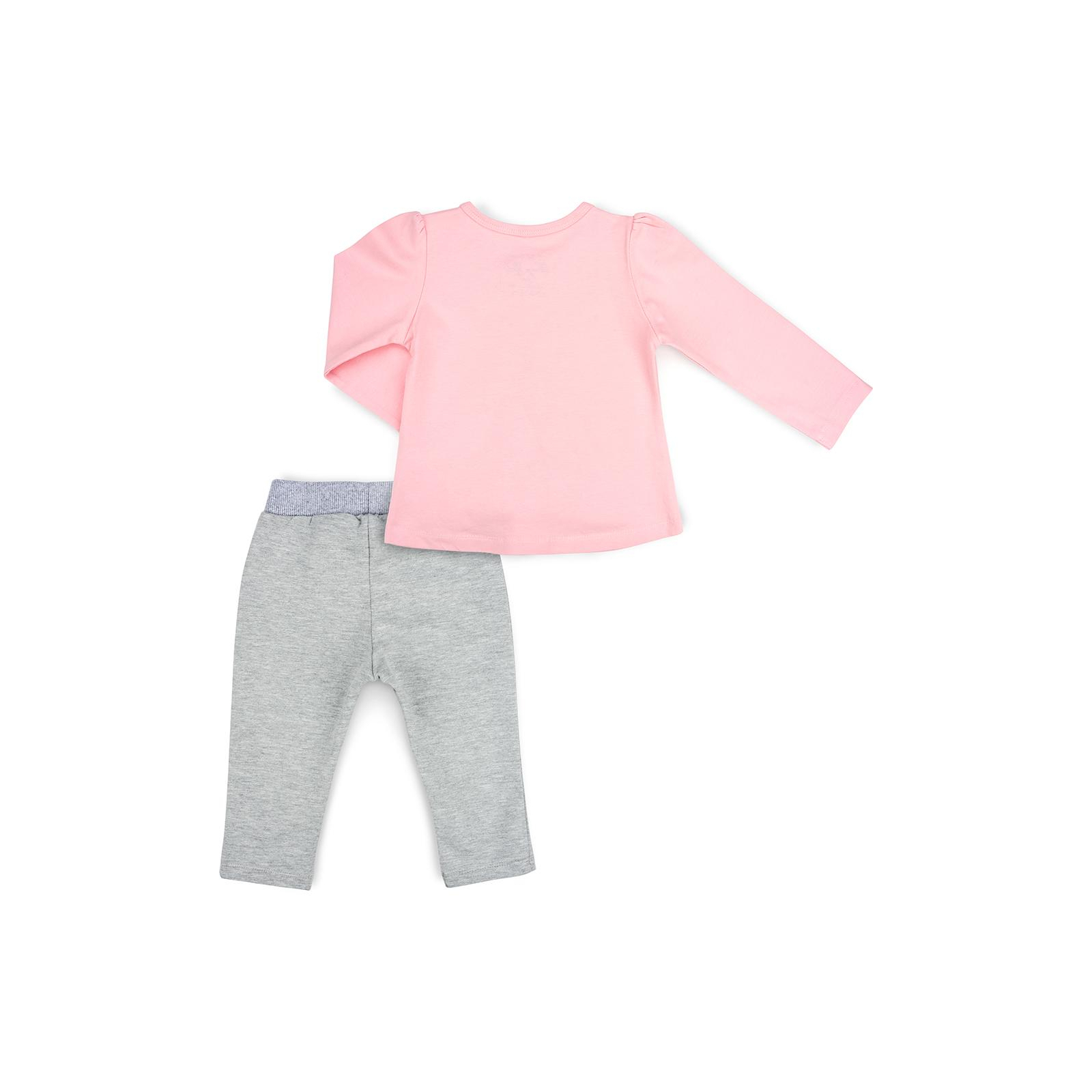 Набір дитячого одягу Breeze с зайчиком (10038-80G-pinkgray) зображення 4