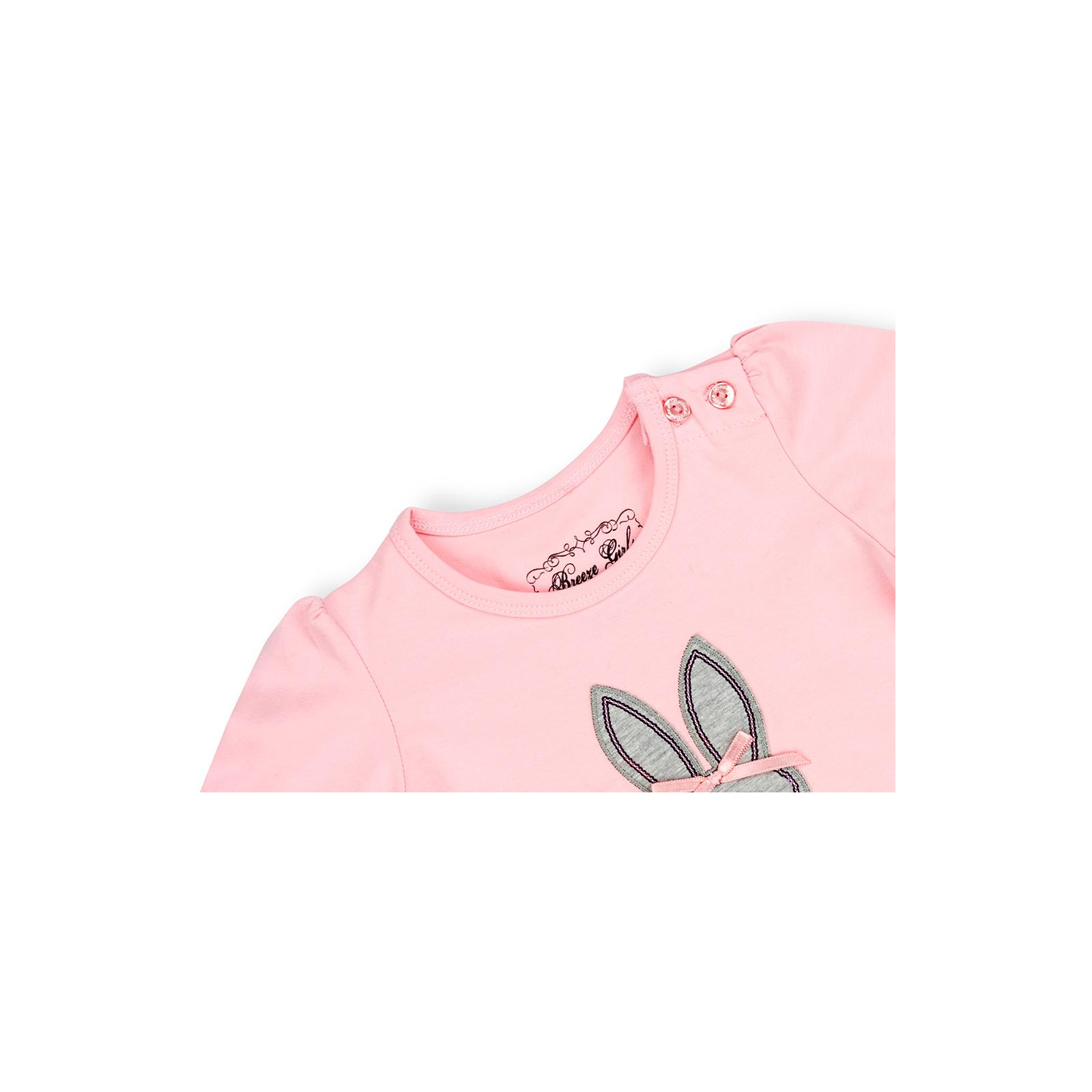 Набір дитячого одягу Breeze с зайчиком (10038-80G-pinkgray) зображення 7