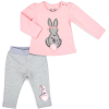 Набір дитячого одягу Breeze с зайчиком (10038-80G-pinkgray)
