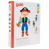 Развивающая игрушка Goki Магнитная книга Наряды для мальчика (58741G) изображение 4