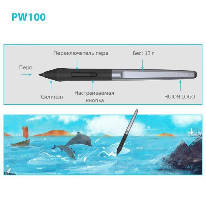 Графический планшет Huion H610Pro V2 (H610PROV2) изображение 4