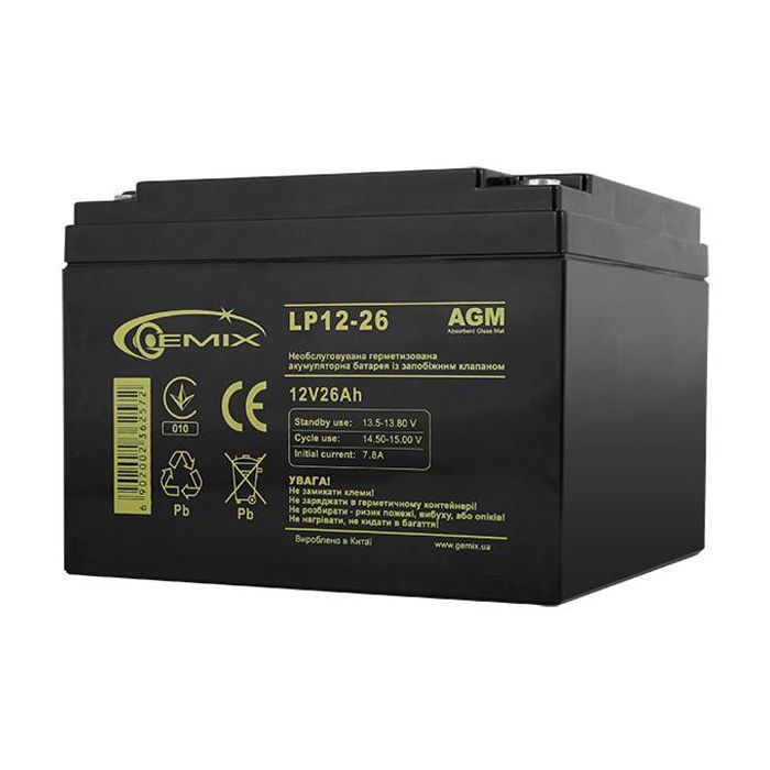 Батарея к ИБП Gemix LP 12В 26Ач (LP12-26)