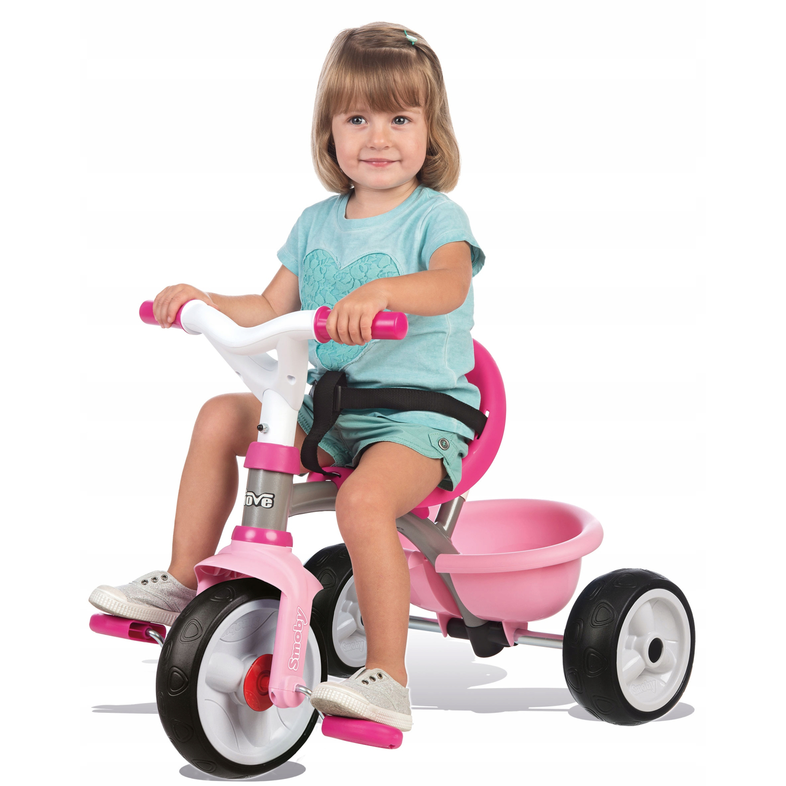 Дитячий велосипед Smoby Be Move з багажником Рожевий (740327) зображення 3