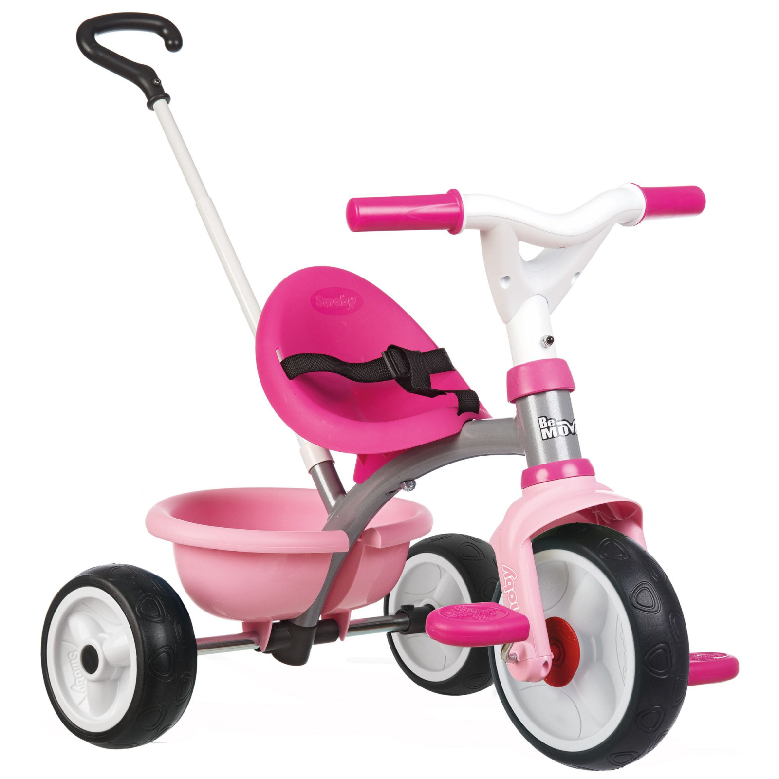 Детский велосипед Smoby Be Move с багажником Розовый (740327)