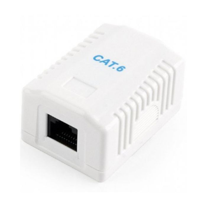 Компьютерная розетка Cablexpert RJ45x1 UTP cat.6 (NCAC-1U6-01)