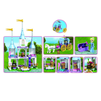 Конструктор Jvtoy Принцеси: Чарівний замок Попелюшки (15009) зображення 3