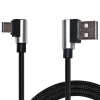 Дата кабель USB 2.0 AM to Type-C 1.0m Premium black REAL-EL (EL123500032) зображення 2