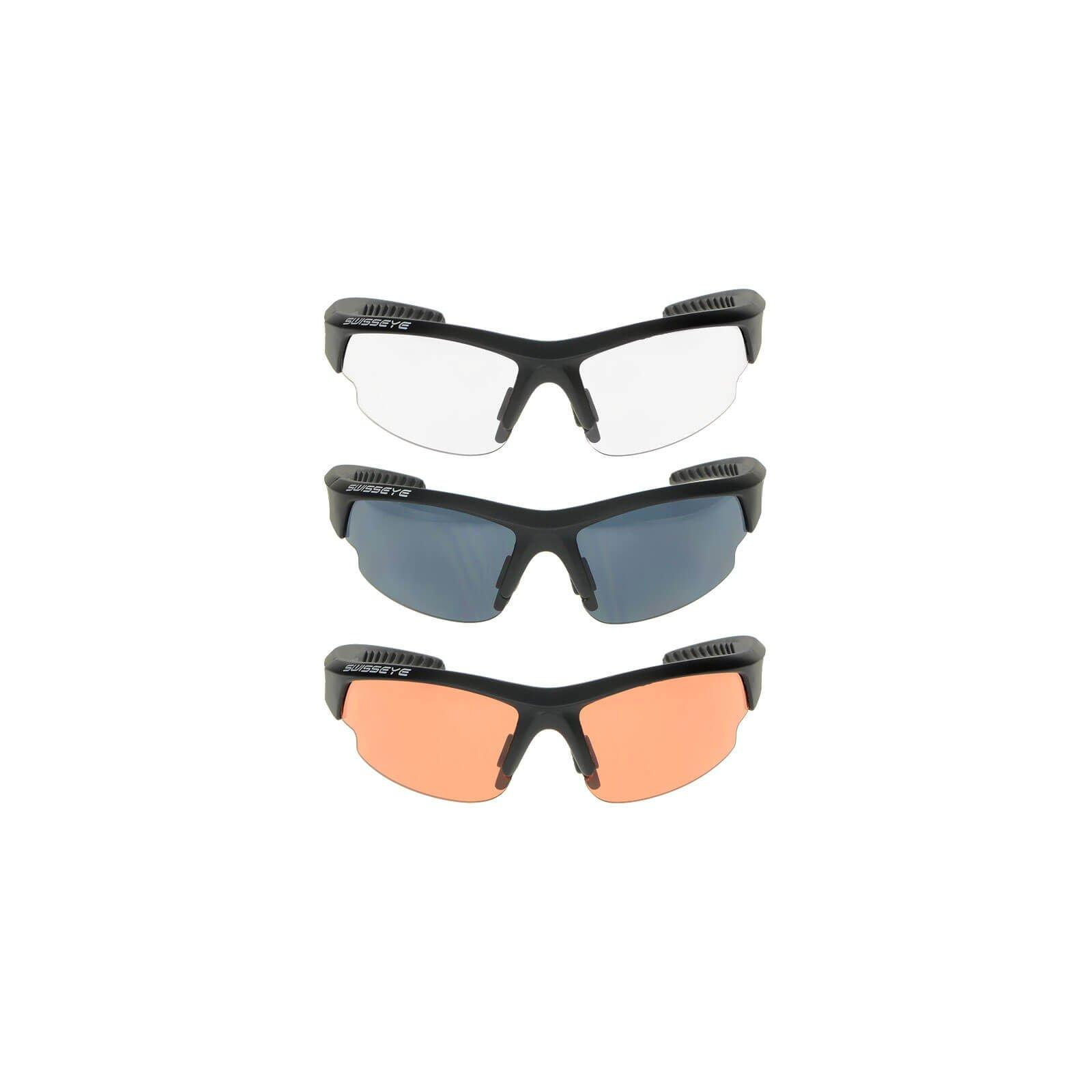 Тактические очки Swiss Eye Evolution баллист., 3 комплекта сменных линз, футляр, черный (40271) изображение 5