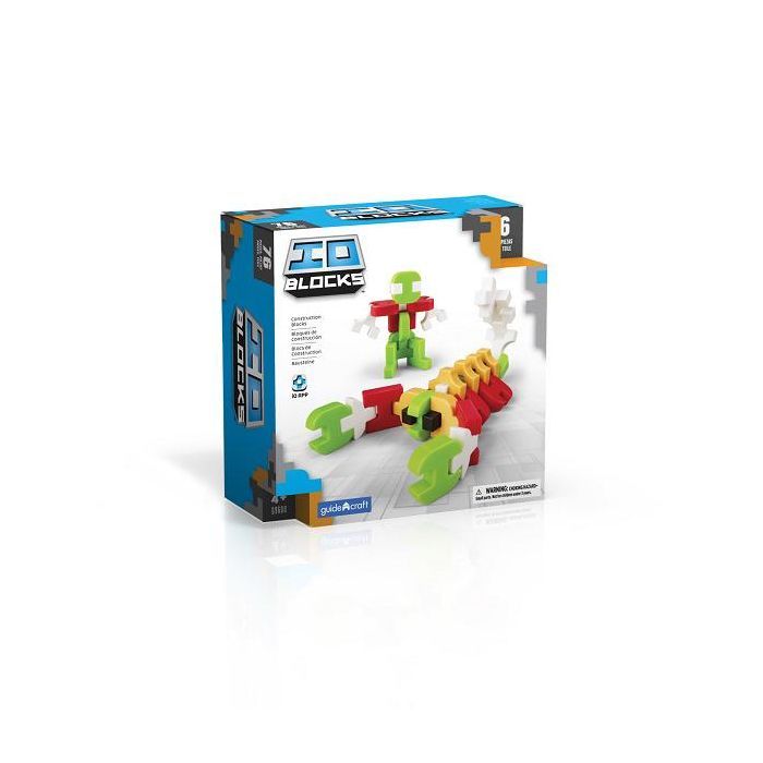 Конструктор Guidecraft IO Blocks 76 деталей (G9600) изображение 8