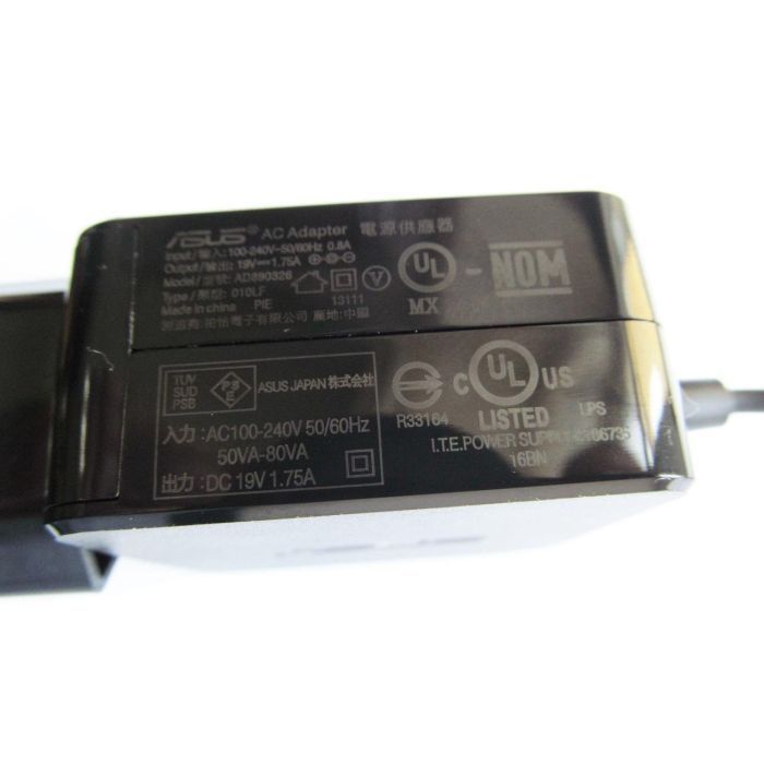 Блок питания к ноутбуку ASUS 33W Eeebook 19V 1.75A разъем USB-special (ADP-33AWAD / A40259) изображение 3