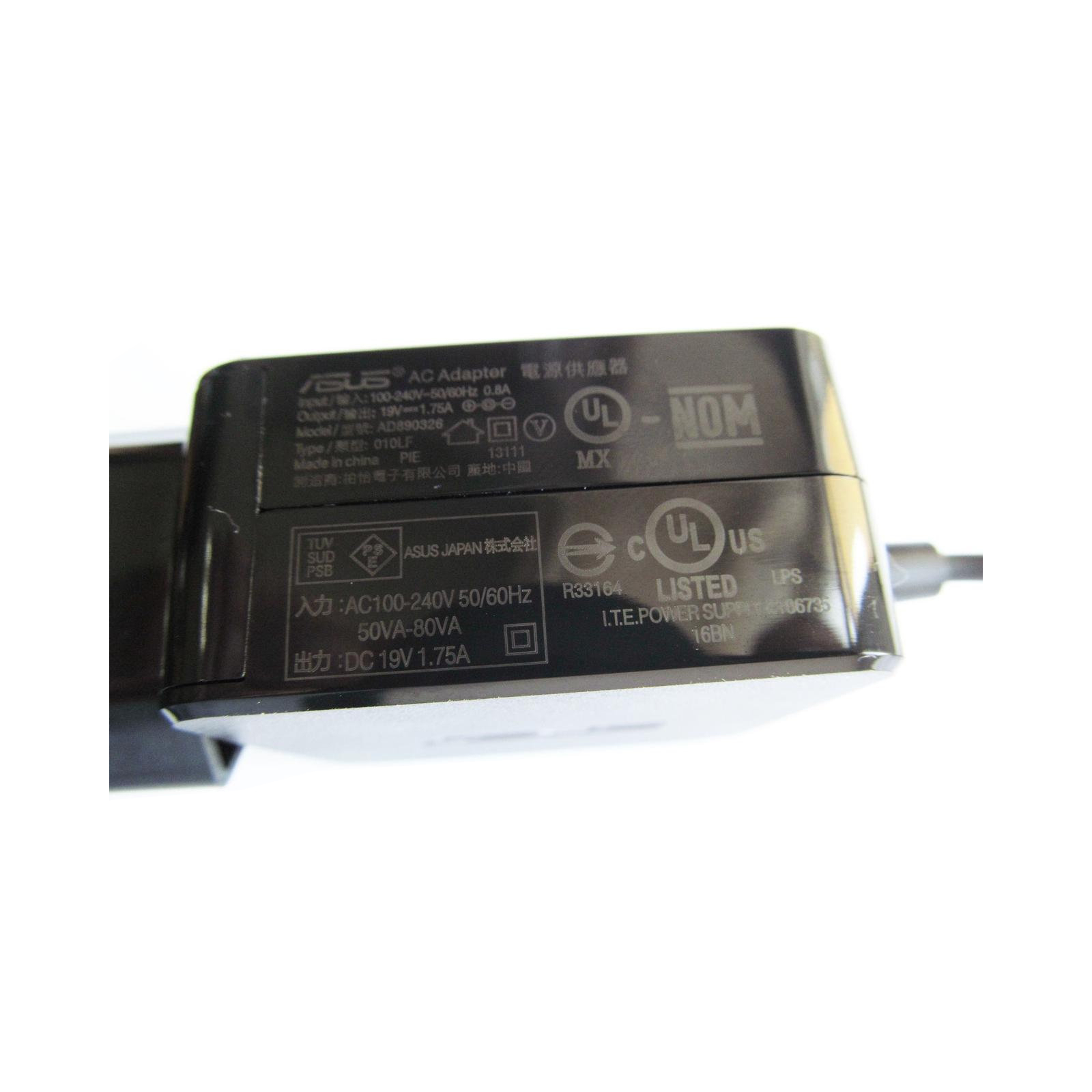 Блок питания к ноутбуку ASUS 33W Eeebook 19V 1.75A разъем USB-special (ADP-33AWAD / A40259) изображение 3