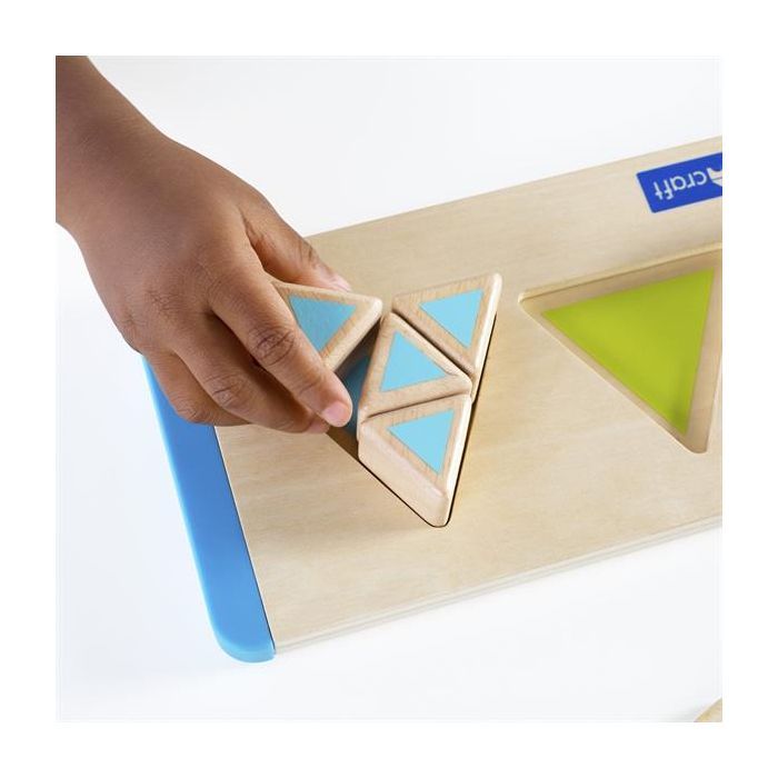 Розвиваюча іграшка Guidecraft Сортер Manipulatives Трикутники (G6745) зображення 4