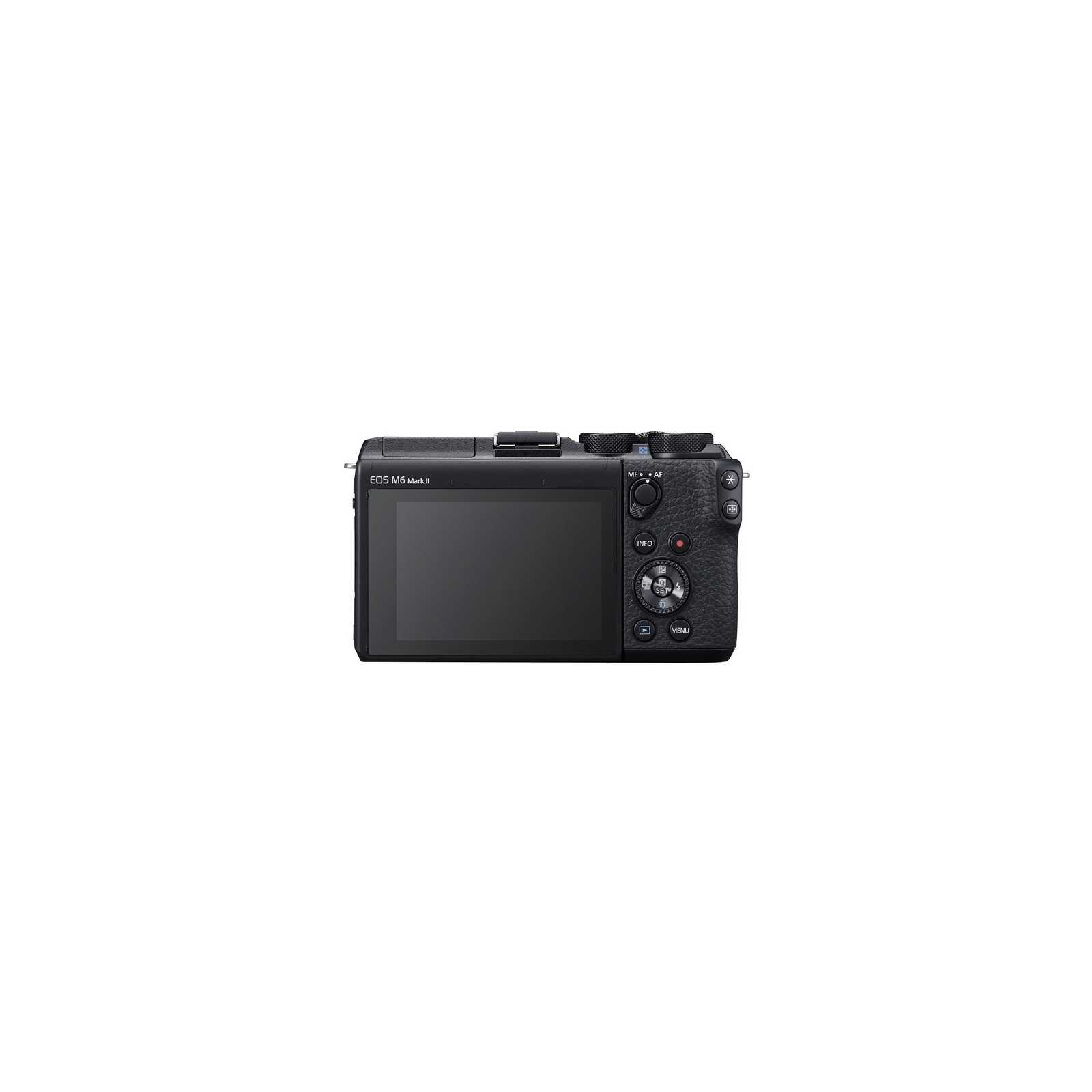 Цифровий фотоапарат Canon EOS M6 Mark II + 15-45 IS STM + EVF Kit Black (3611C053) зображення 4