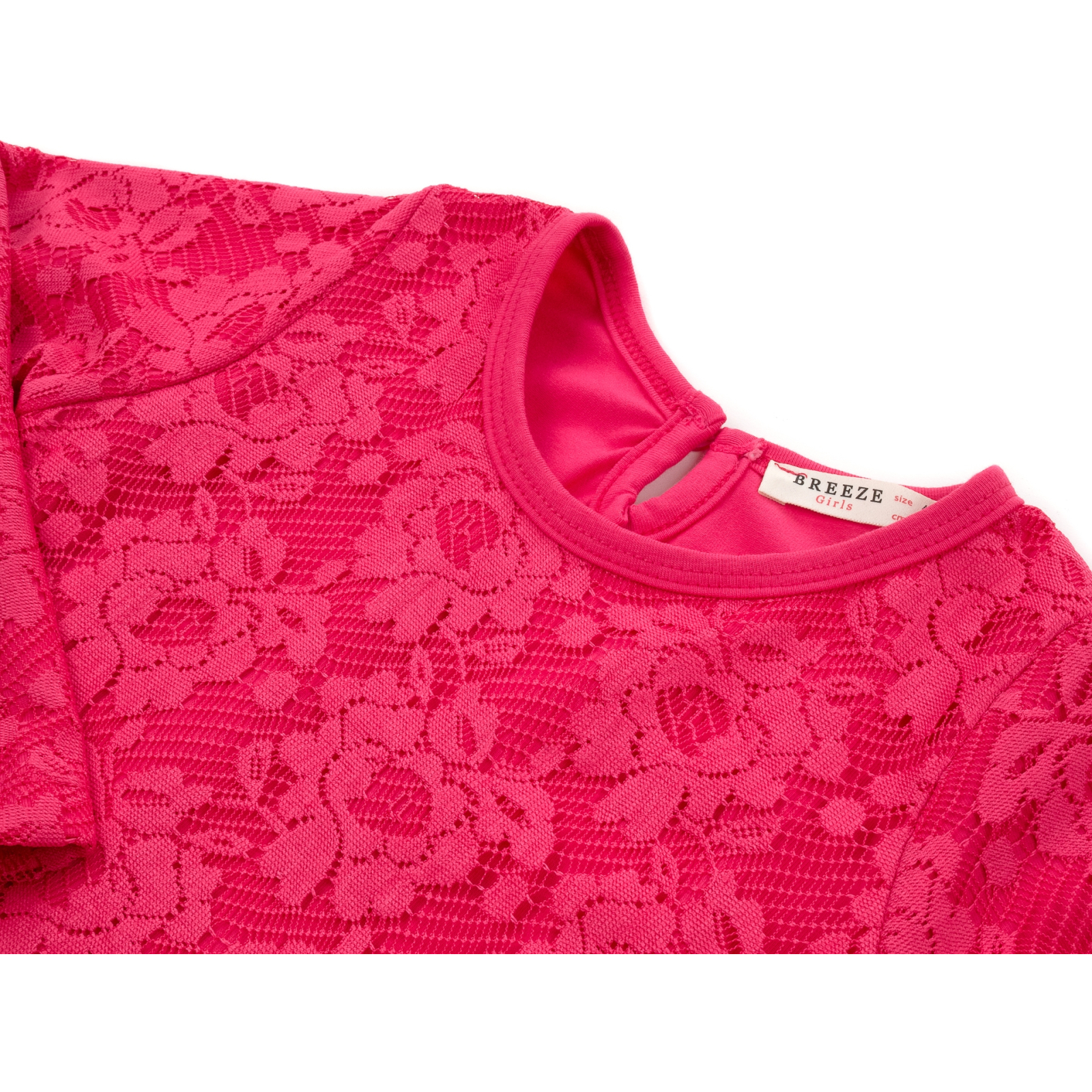 Платье Breeze кружевное (13959-116G-pink) изображение 3