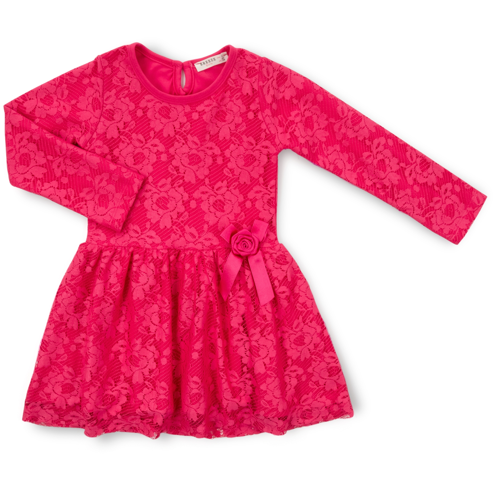 Платье Breeze кружевное (13959-116G-pink)