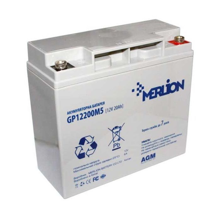 Батарея к ИБП Merlion 12V-20Ah PREMIUM (GP12200M5PREMIUM)