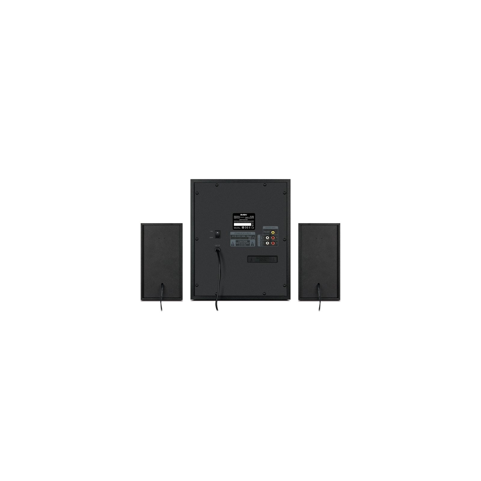 Акустична система Sven MS-2080 Black зображення 3