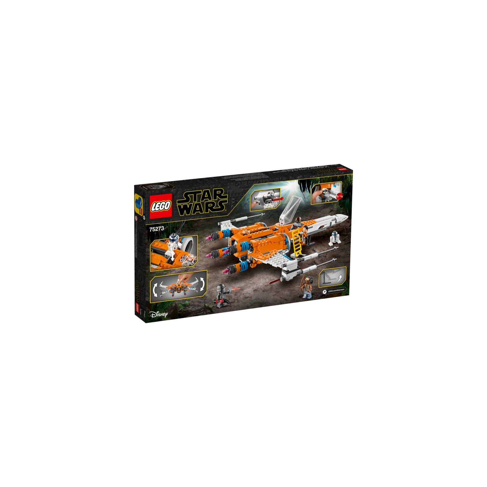 Конструктор LEGO Star Wars Истребитель типа Х По Дамерона 761 деталь (75273) изображение 7