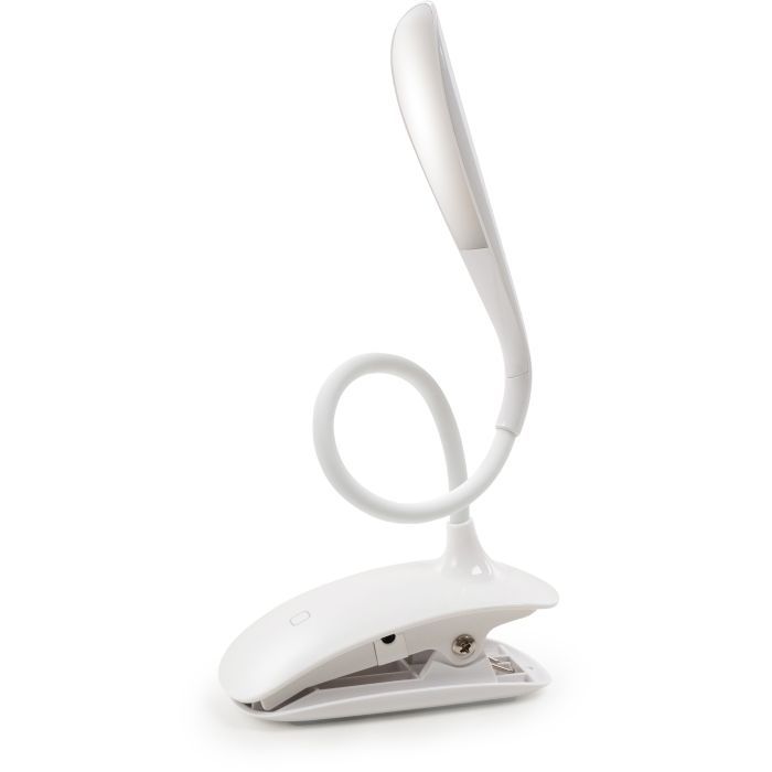 Настільна лампа ColorWay LED Flexible & Clip з вбудованим акумулятором 500mAh (CW-DL04FCB-W) зображення 10