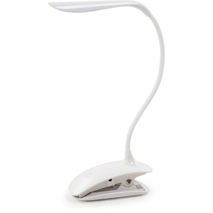 Настільна лампа ColorWay LED Flexible & Clip з вбудованим акумулятором 500mAh (CW-DL04FCB-W) зображення 12