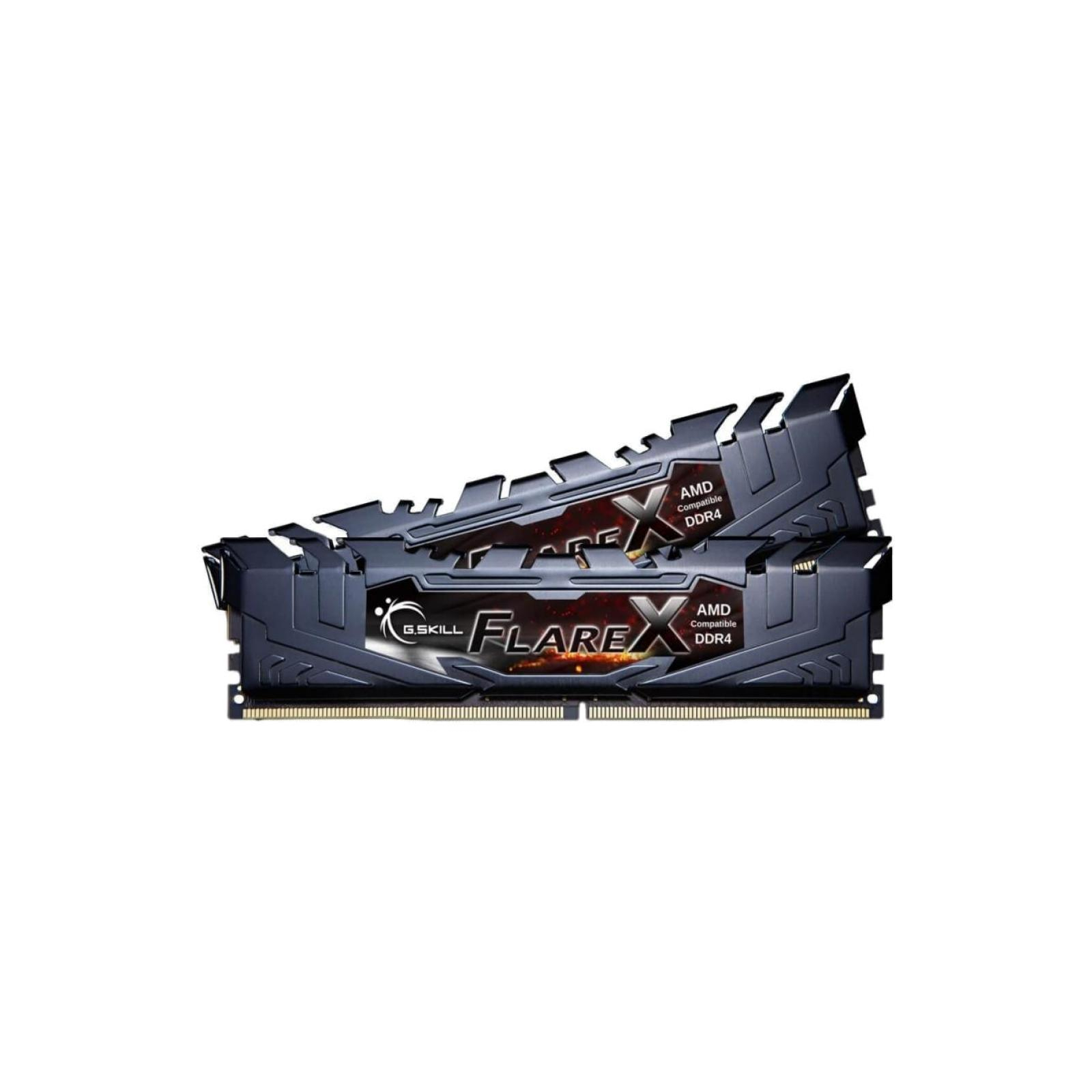 Модуль памяти для компьютера DDR4 16GB (2x8GB) 3200 MHz FlareX Black G.Skill (F4-3200C16D-16GFX) изображение 2