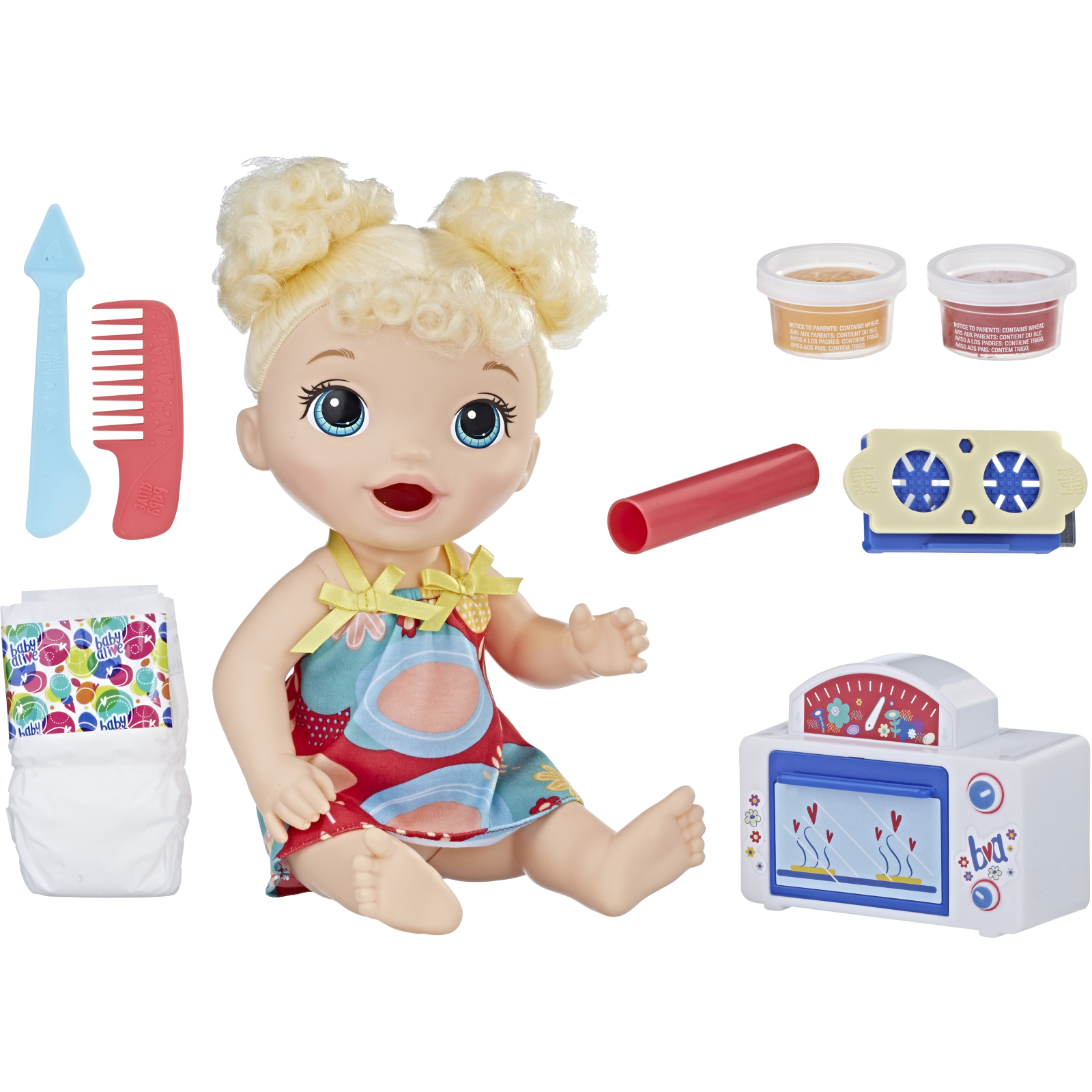 Кукла Hasbro Baby Alive Малышка и еда (E1947) изображение 2