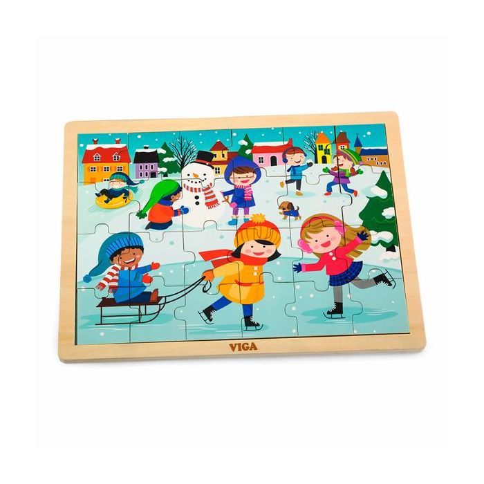Пазл Viga Toys Пори року. Зима (51272)