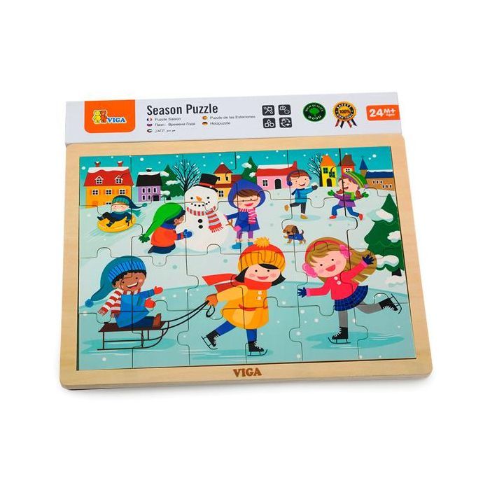 Пазл Viga Toys Пори року. Зима (51272) зображення 2