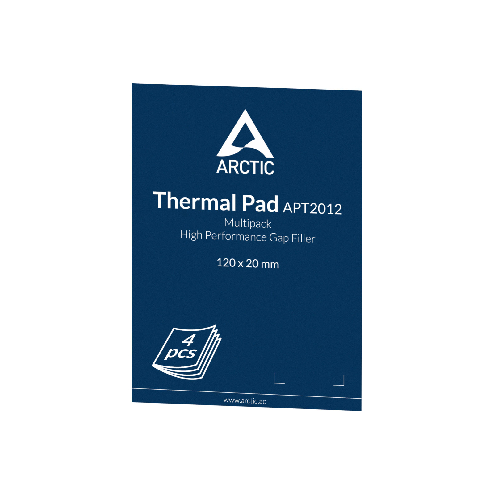Термопрокладка Arctic Thermal Pad Basic 120x20mm, t:0,5 mm 4pcs (ACTPD00023A) изображение 3