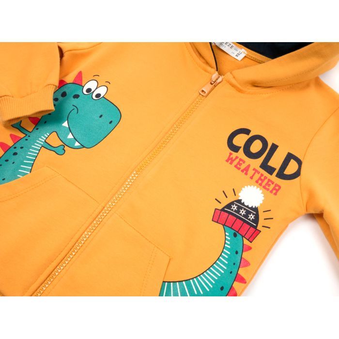 Спортивний костюм дитячий Breeze з динозавриком (13419-86B-yellow) зображення 7