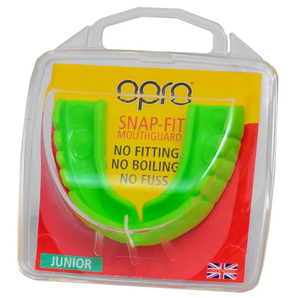 Капа Opro Junior Snap-Fit Neon Green (art_002143003) изображение 3
