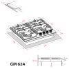 Варочна поверхня Weilor GM 624 WH зображення 12