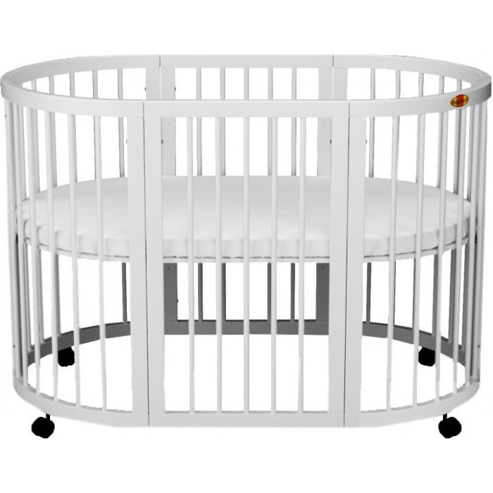 Ліжечко Ingvart SMART BED ROUND сл. кістка (1721015)