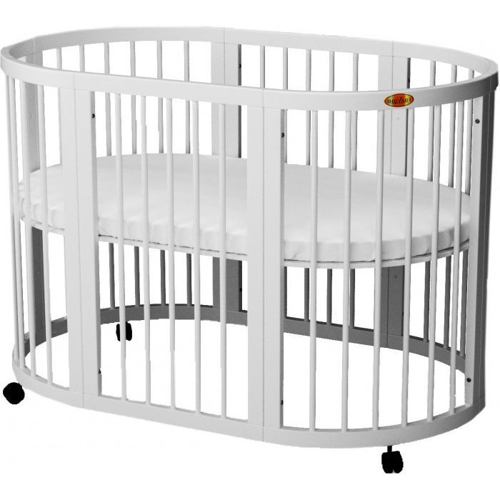 Ліжечко Ingvart SMART BED ROUND сл. кістка (1721015) зображення 2